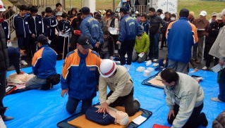 富勢地区防災訓練10