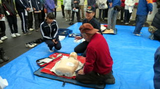 富勢地区防災訓練09